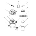 Craftsman 12512001 vacuum assy diagram