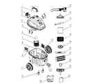 Craftsman 12516823 vacuum assy diagram