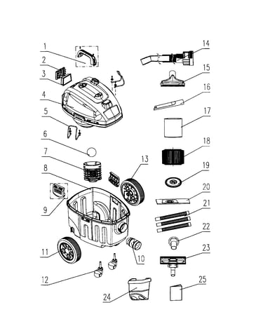 Vacuum assy