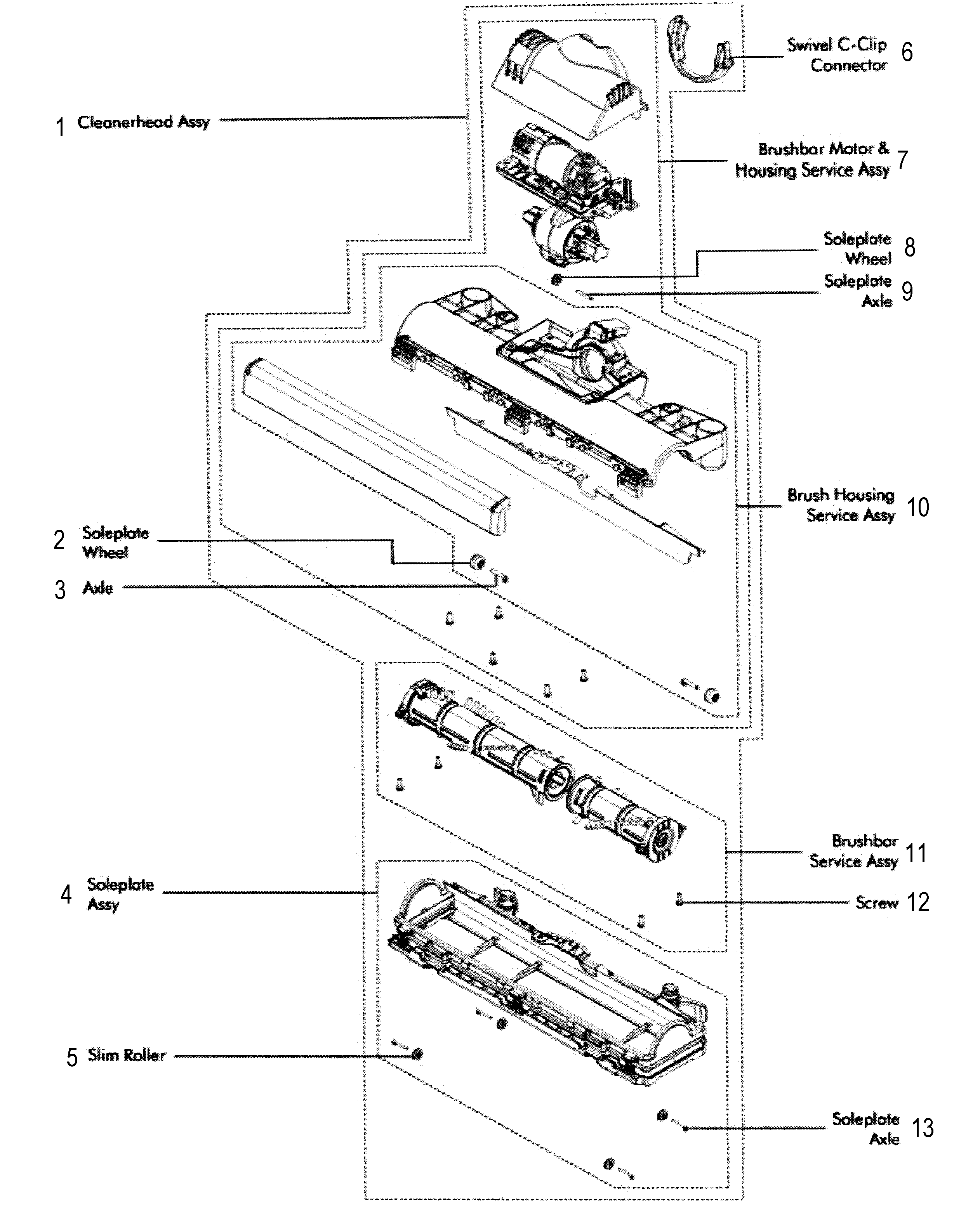 Brush assy