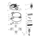 Craftsman 12512009 vacuum assy diagram