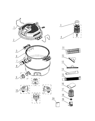 Vacuum assy
