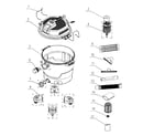 Craftsman 12516824 vacuum assy diagram