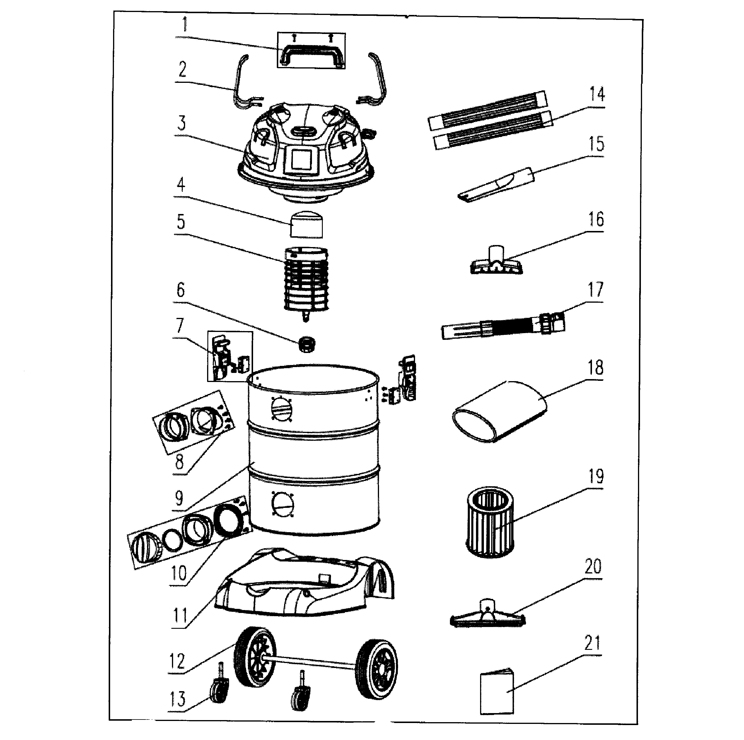 Vacuum assy