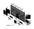 Sony XBR-55X850A speakers diagram