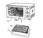 Kenmore 10004206110 toaster oven diagram