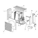 Mitsubishi PUZ-A24NHA cabinet parts diagram