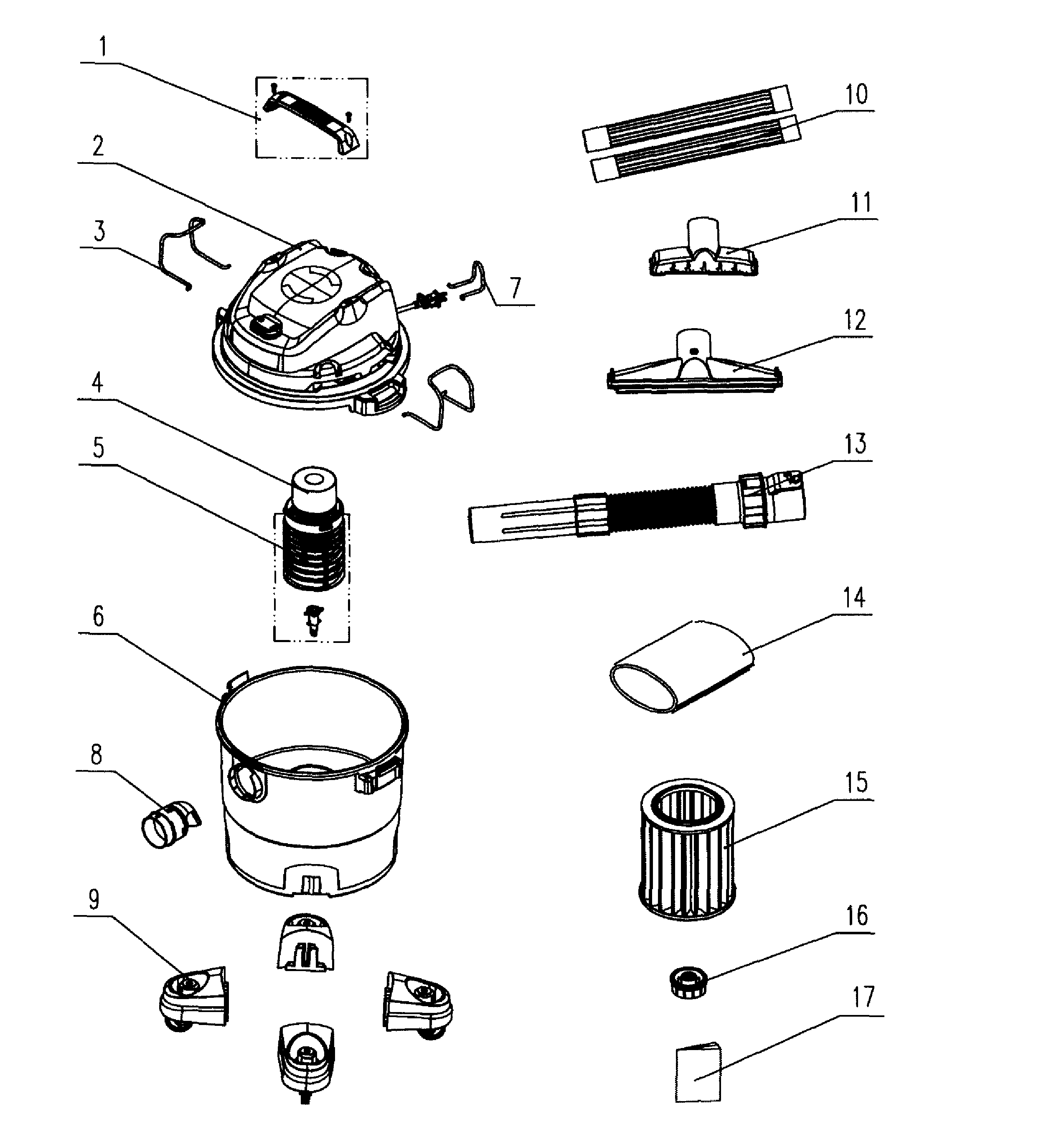 Vacuum assy