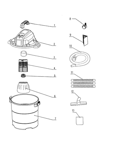 Vacuum assy