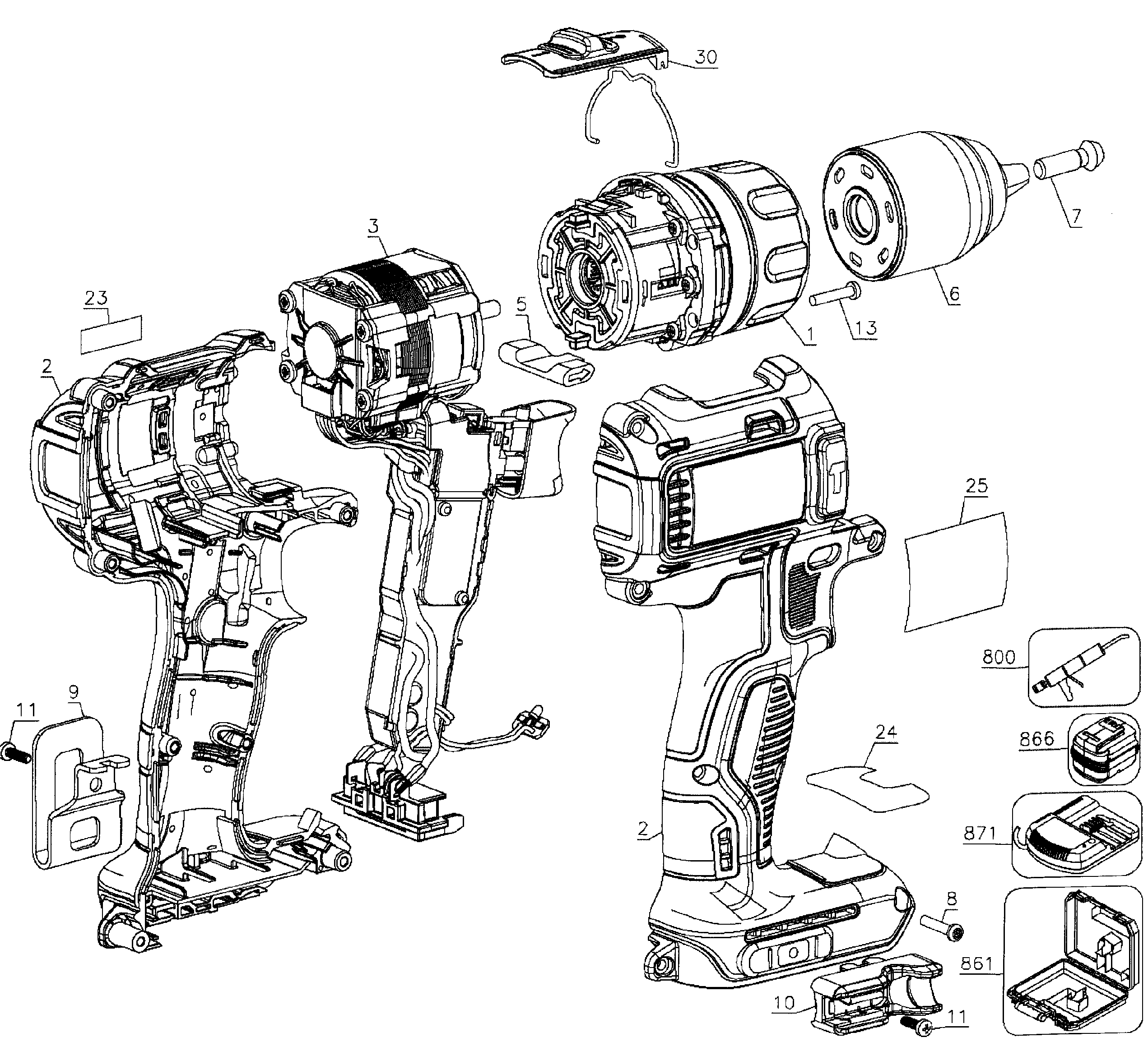 Drill assy