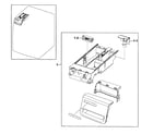 Samsung WF206BNW/XAA-00 drawer assy diagram