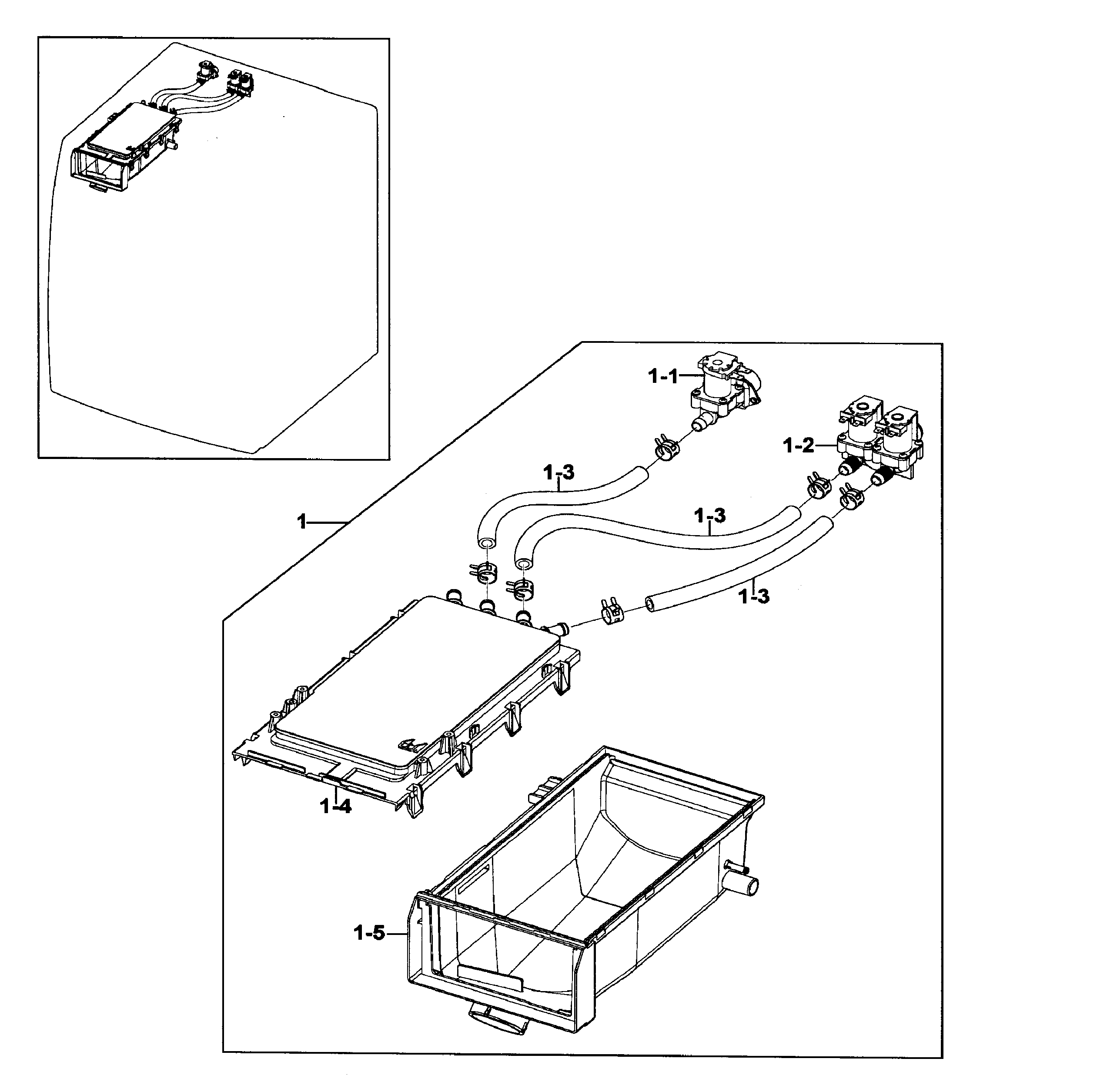 Drawer housing
