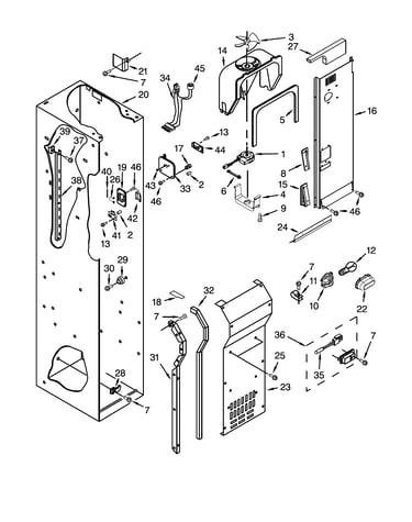 Liner & air flow parts