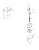 Motor & ice container