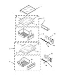 Ref shelf parts