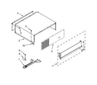 Dacor DYF42BIWS00 top grille & cover diagram
