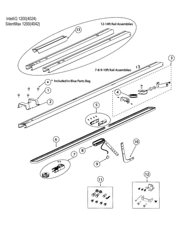 Belt rail assy