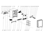 Edgestar CBR1501SG cooler assy diagram