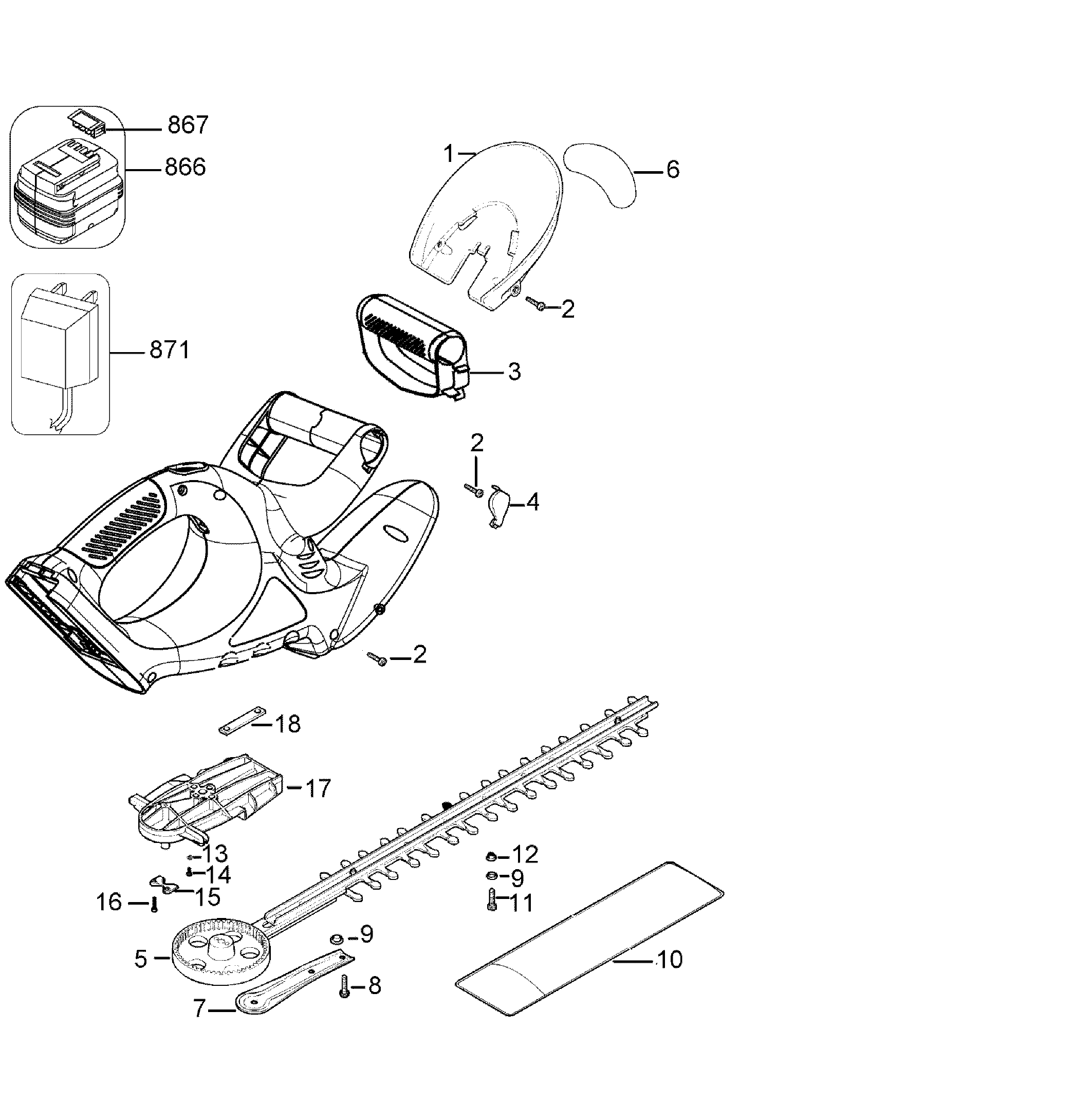 Trimmer assy