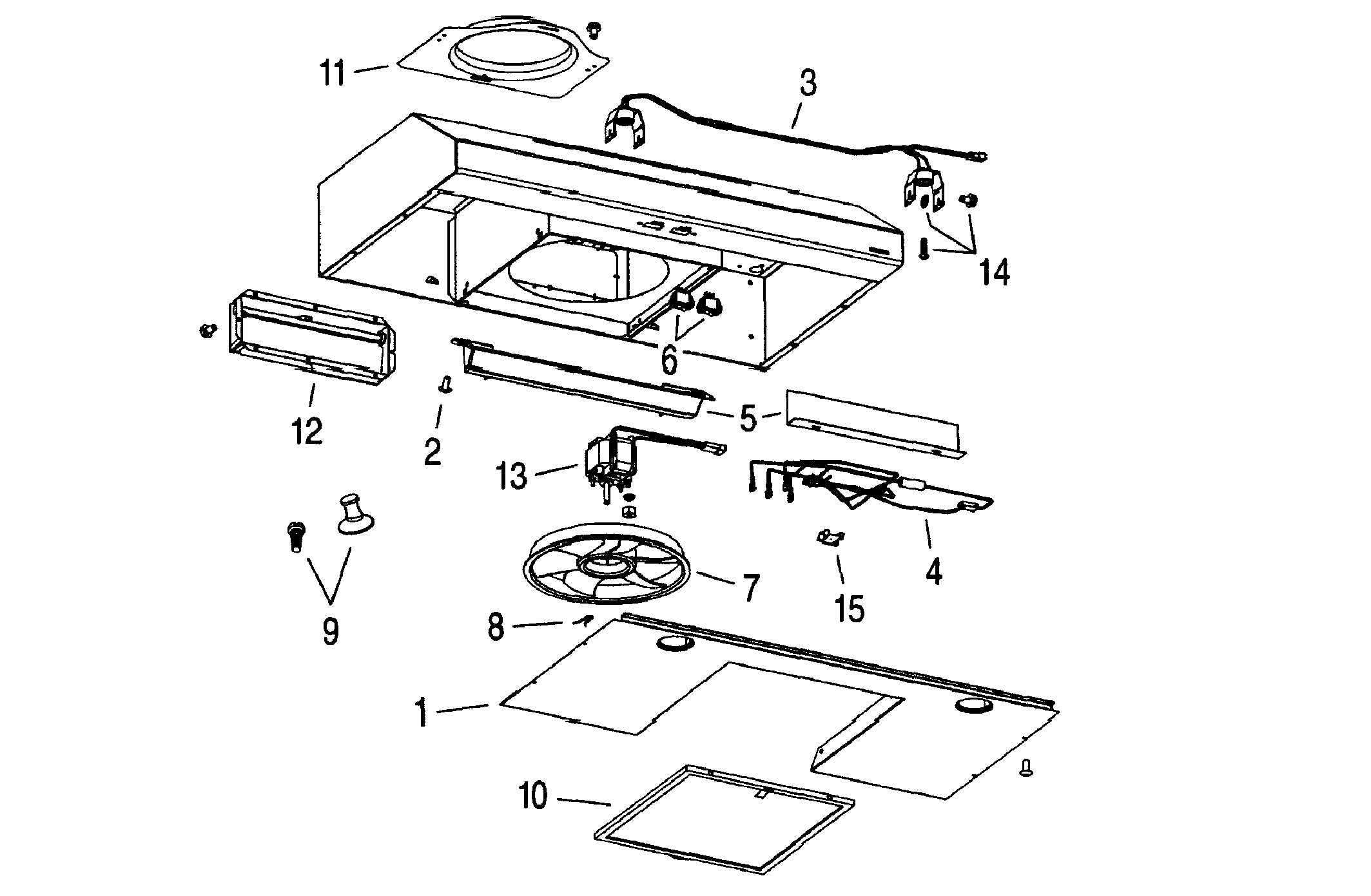 RANGE HOOD ASSY