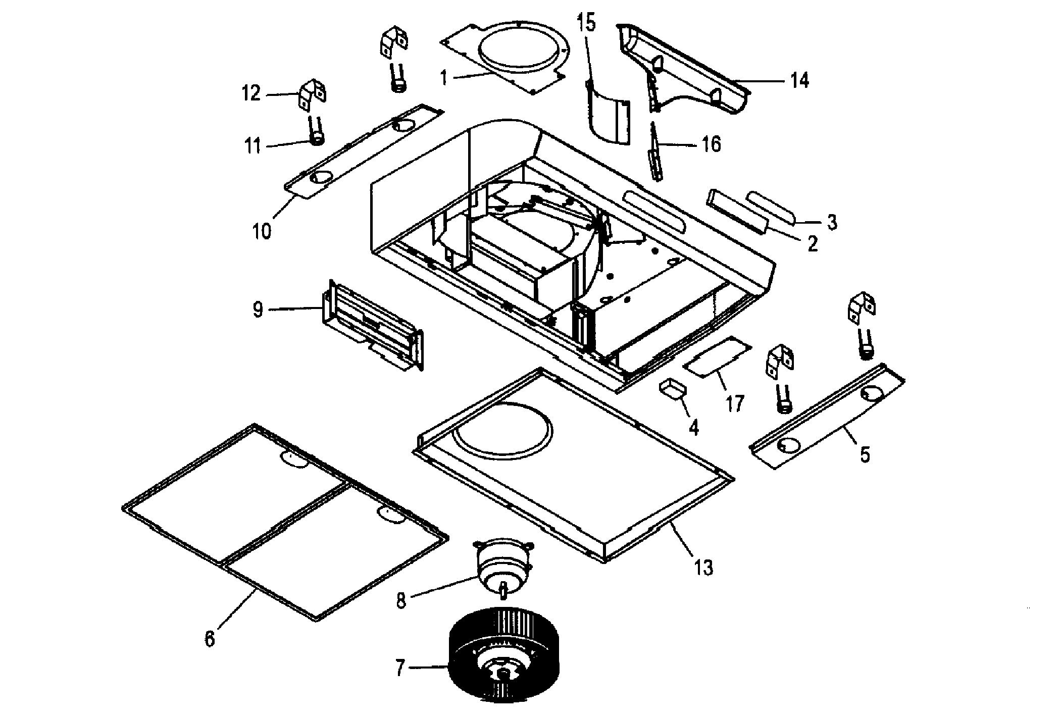 RANGE HOOD ASSY