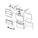 Fisher & Paykel DD603-88269 front panels/controls diagram