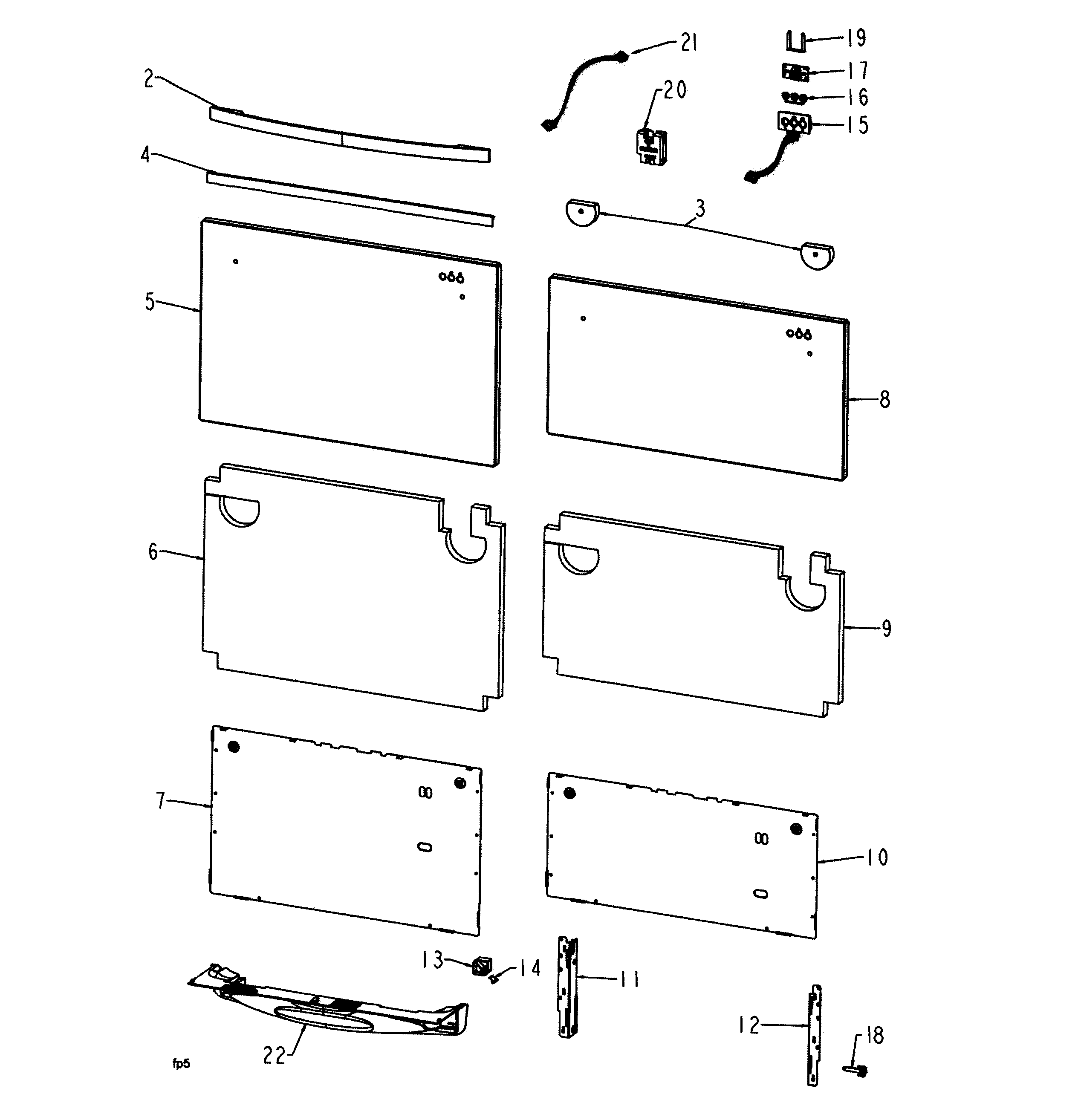 Front panels/controls