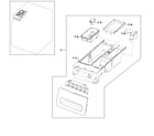 Samsung WF220ANW/XAA-01 drawer assy diagram
