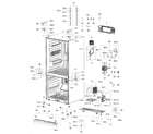 Samsung RB215ABPN/XAA-00 cabinet assy diagram