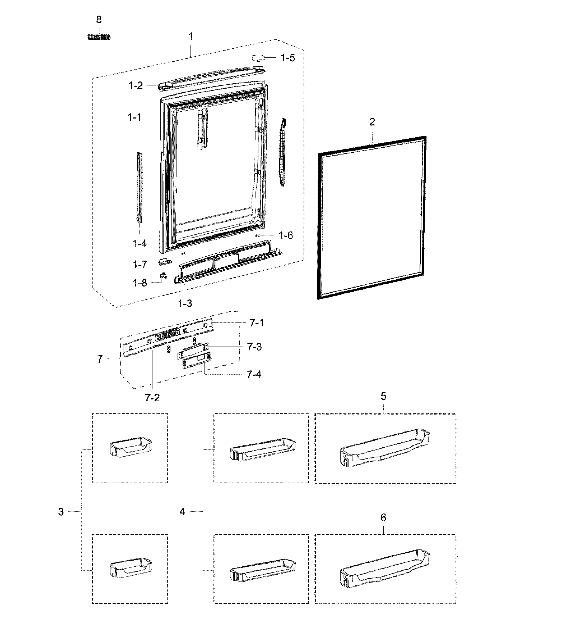 REFRIGERATOR DOOR