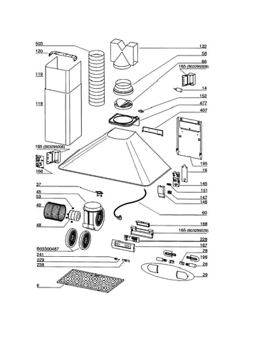 Range hood assy