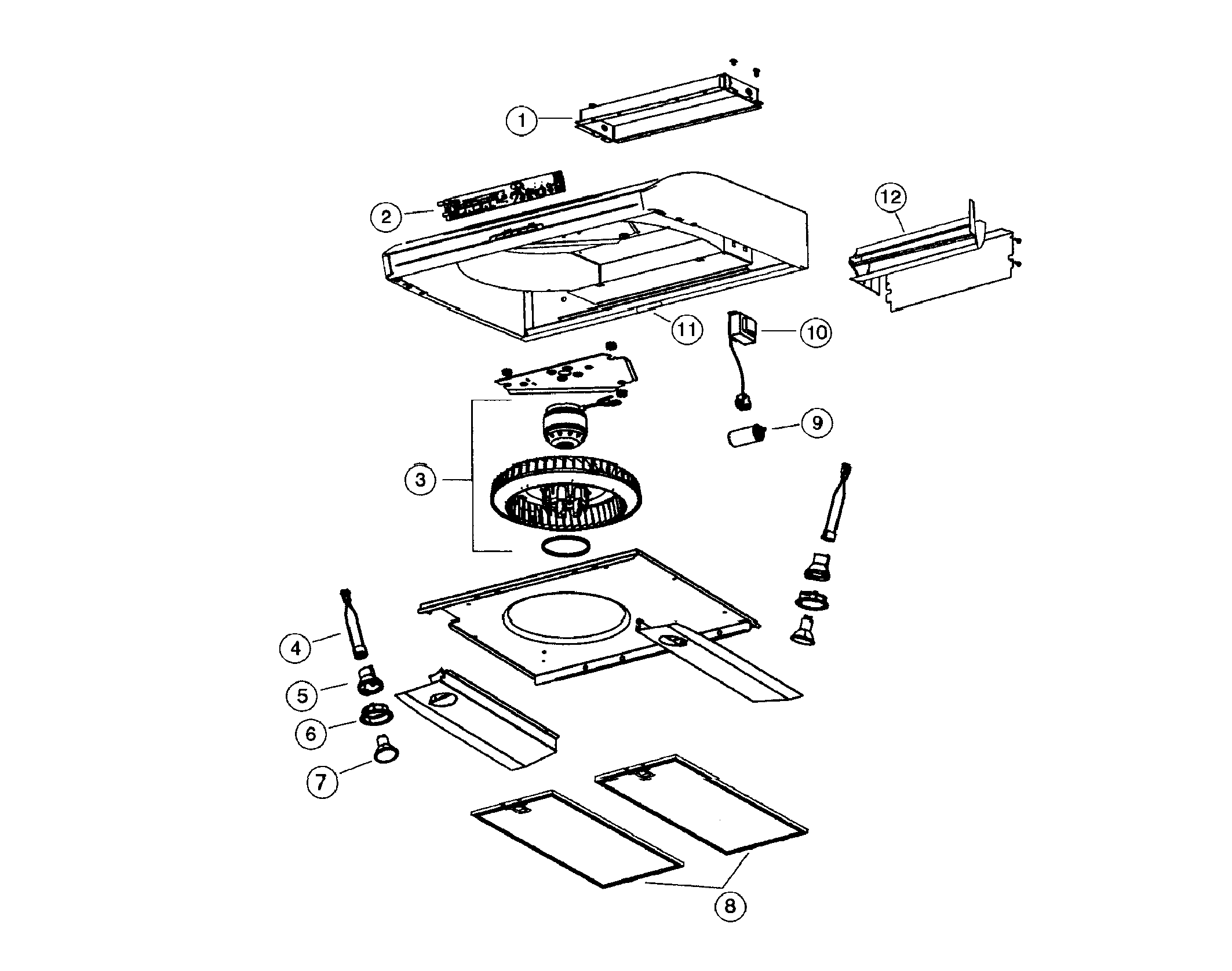 Range hood assy