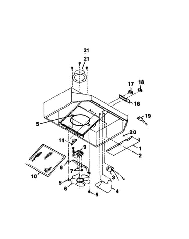 Range hood assy