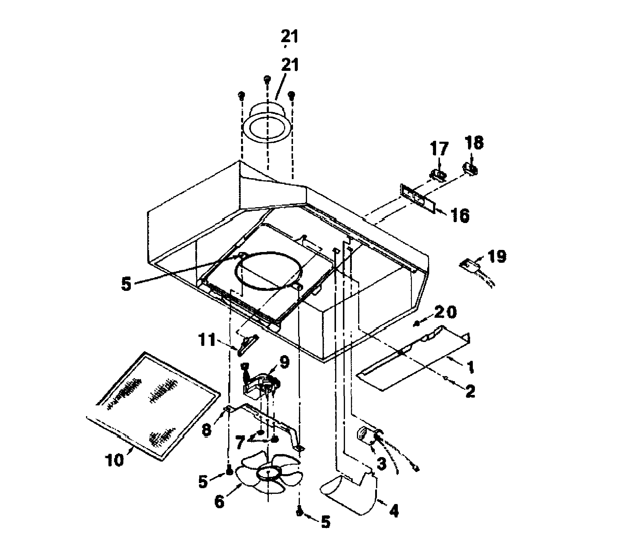 RANGE HOOD ASSY