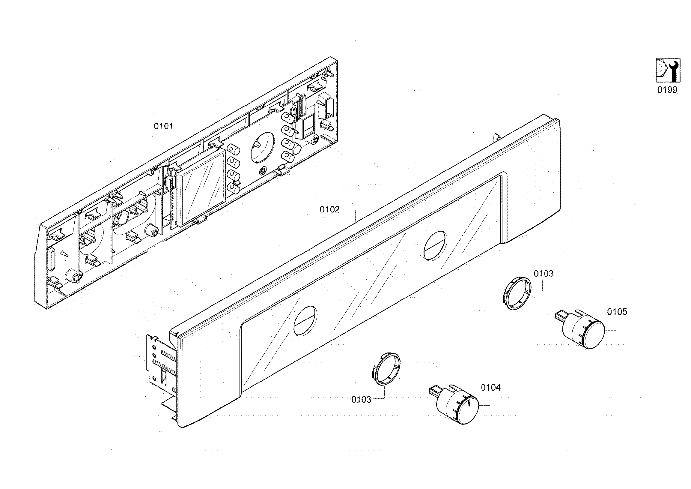 Control panel assy