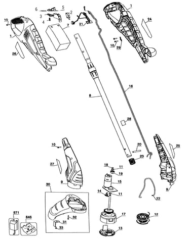 Trimmer assy