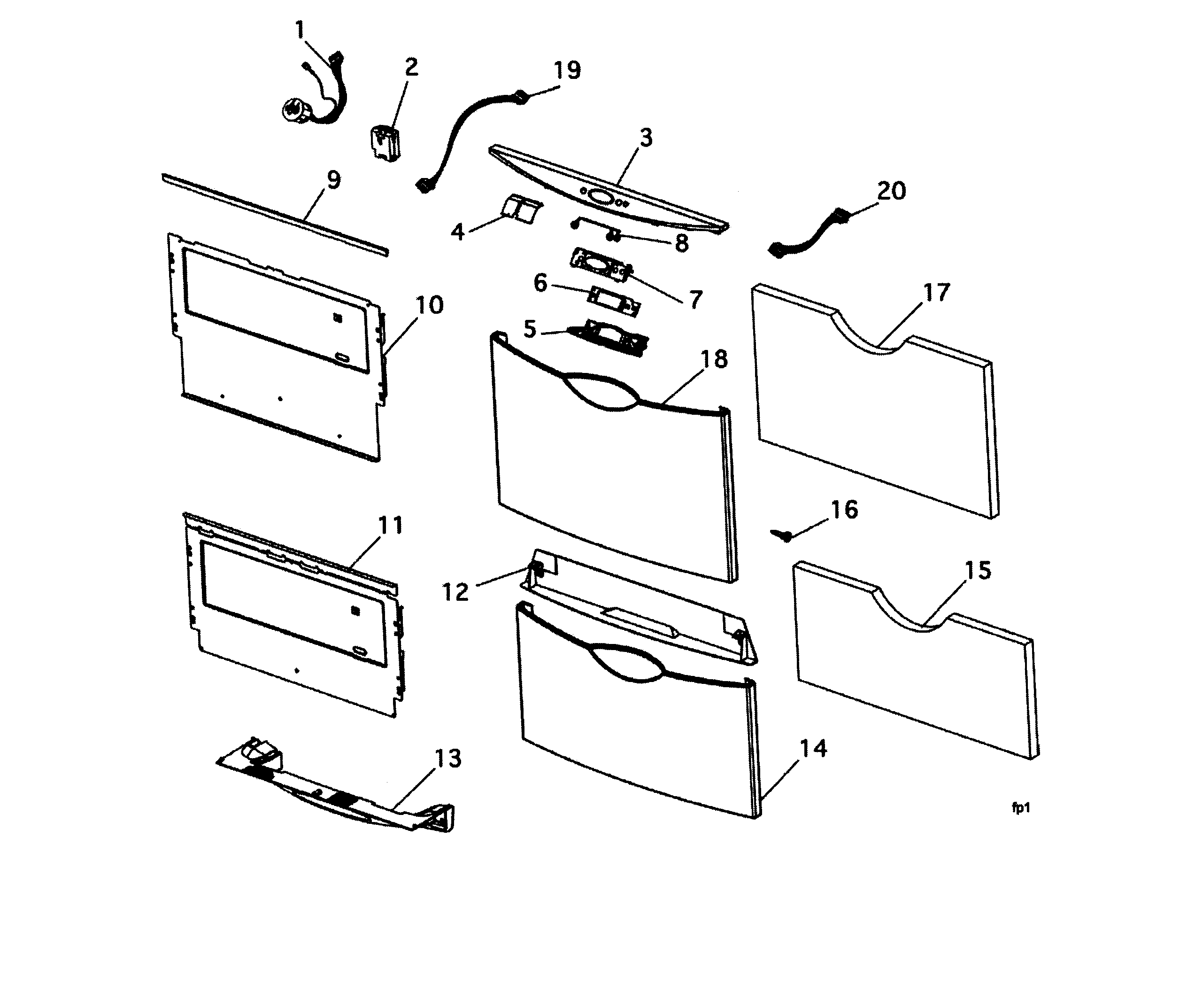 Front panels/controls