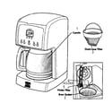 Kenmore 10004203 coffee maker assy diagram
