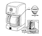 Kenmore 10004603 coffee maker assy diagram