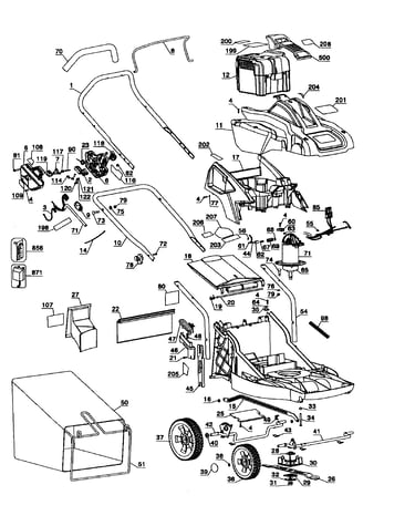 Mower assy