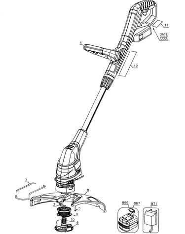Trimmer assy