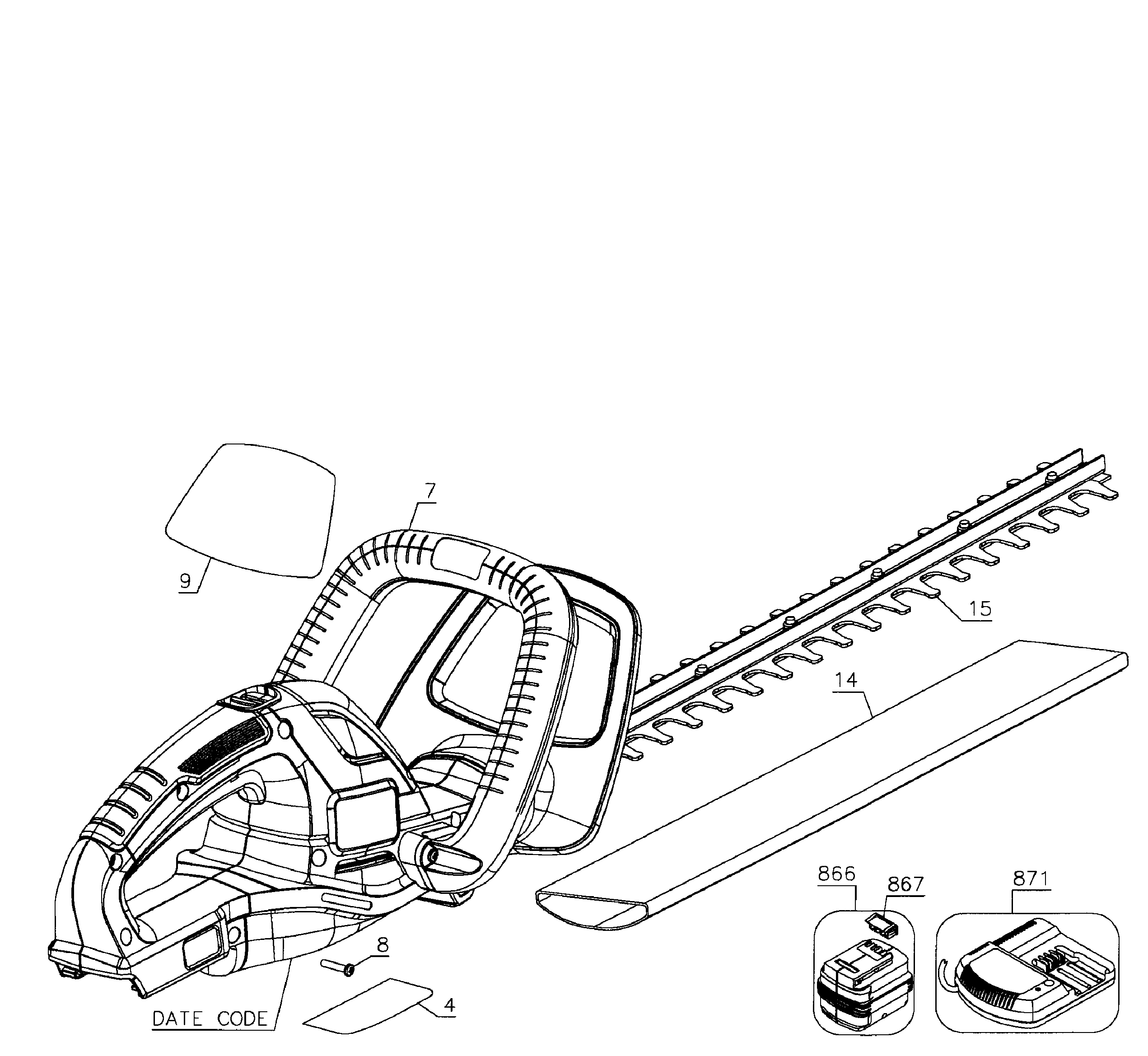 Trimmer assy