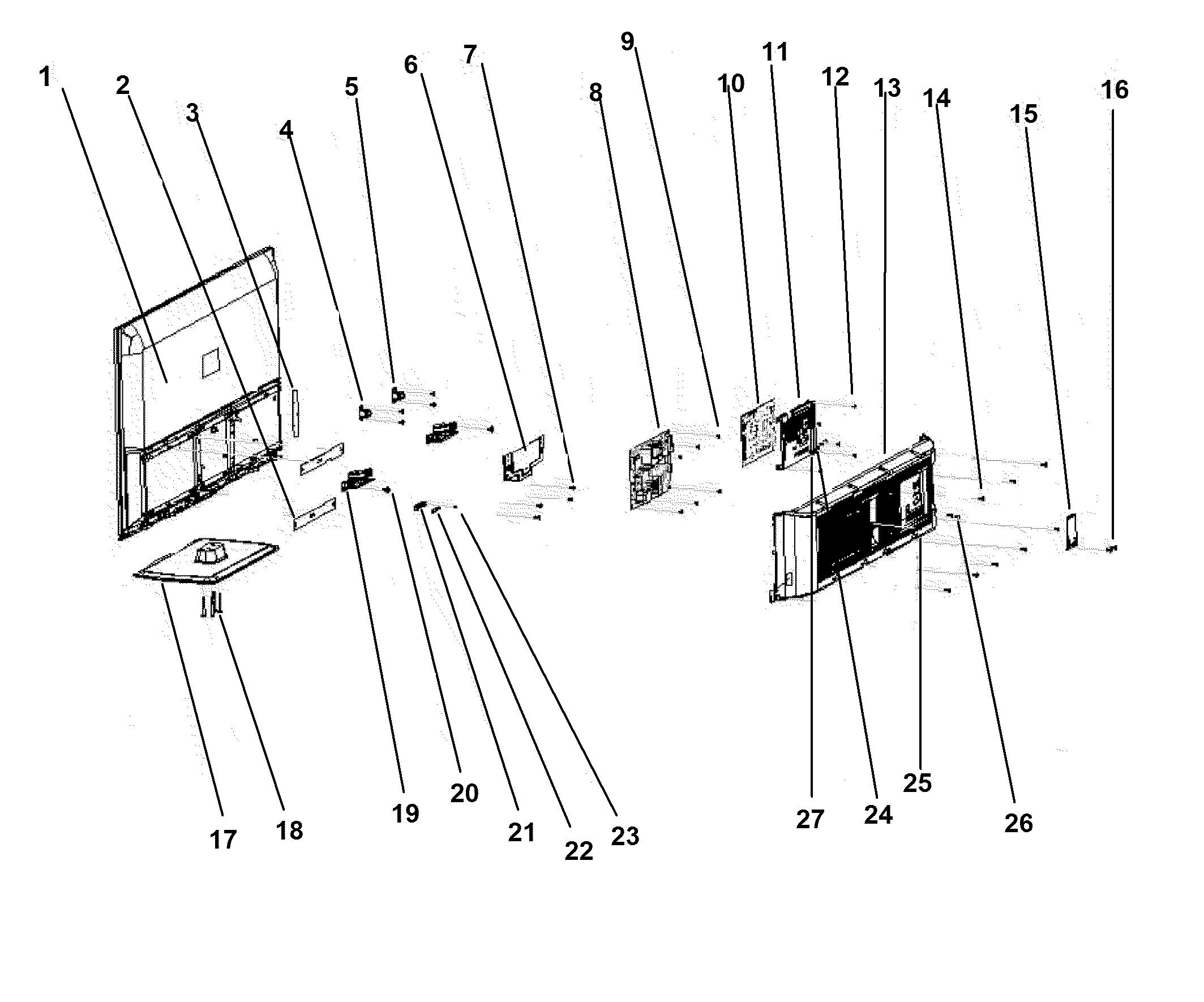 Cabinet part