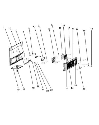 Cabinet part