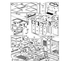Samsung RF263AEPN/XAA-00 refrigerator diagram