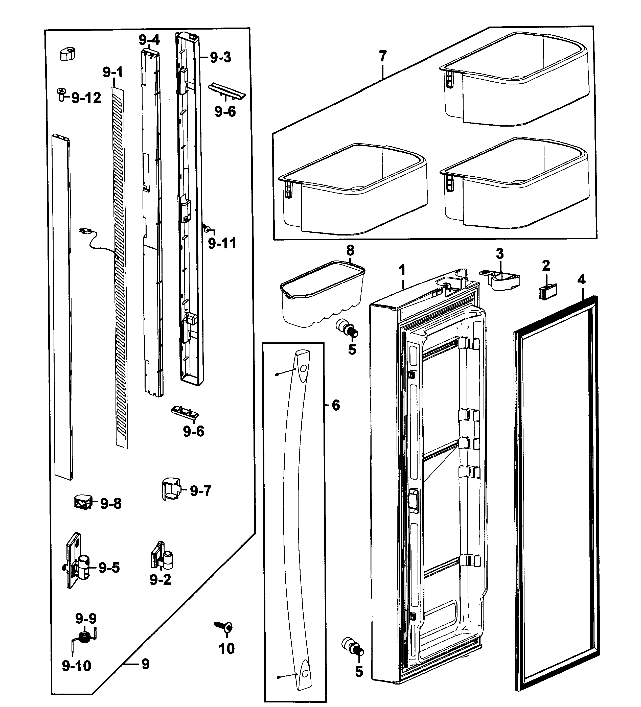 Door left