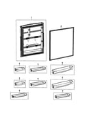 Refrigerator door