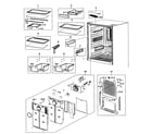 Samsung RB195ACWP/XAA-00 refrigerator assy diagram