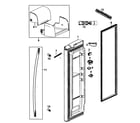 Samsung RF266AERS/XAA-00 door right diagram