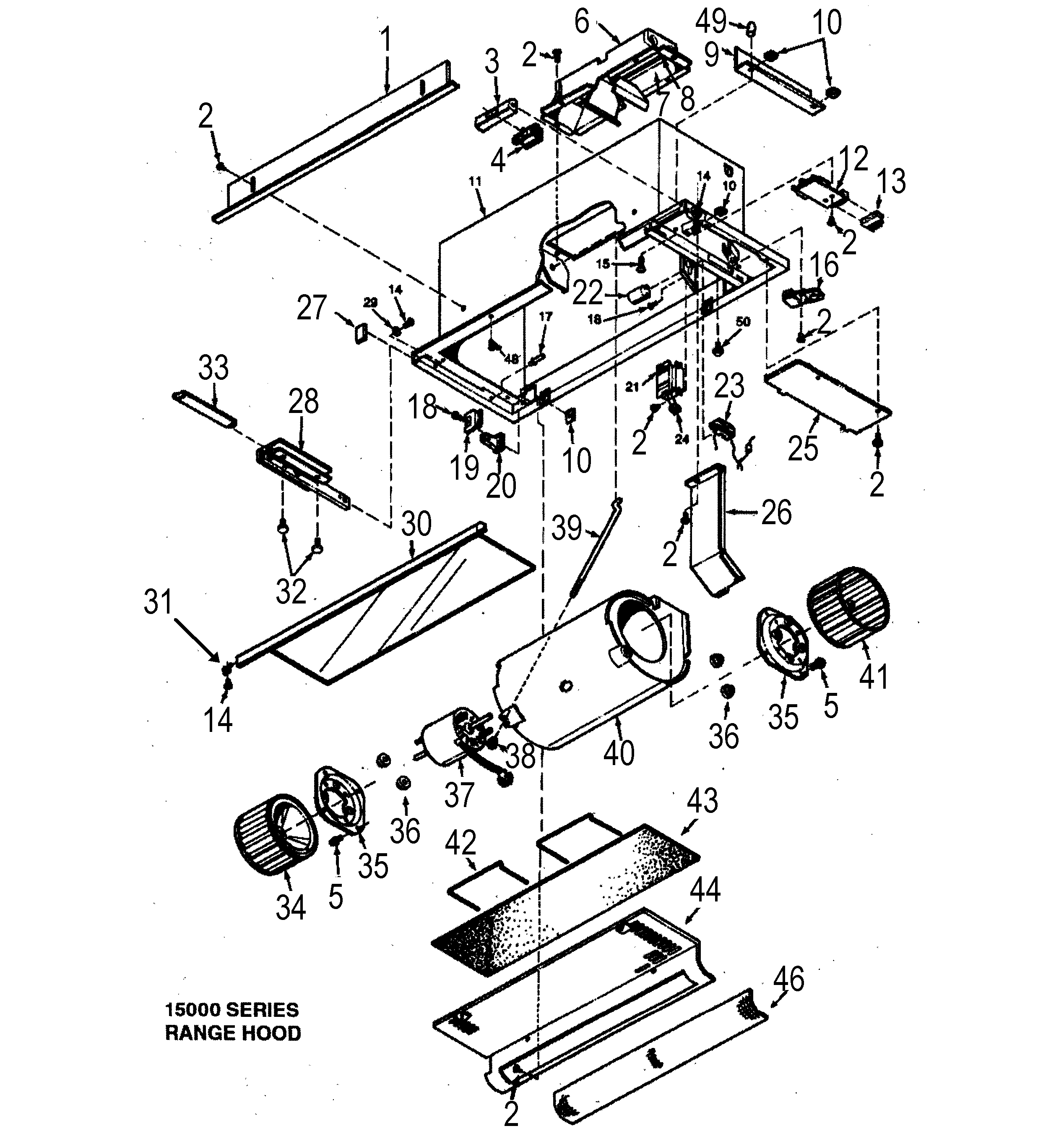 Range hood assy